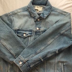 NWT Madewell Oversized Trucker Jean Jacket